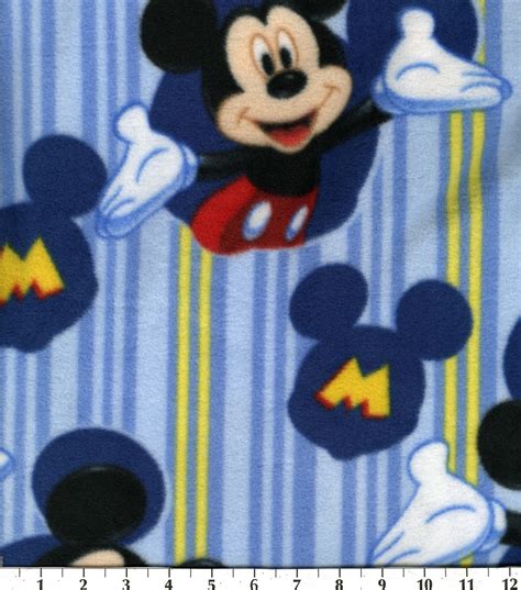Disney Mickey Framed Fleece Fabric At Disney Quilt Mickey