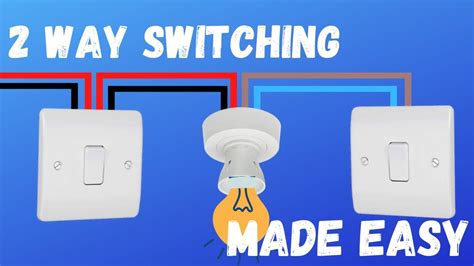 Electricians ⚠️ 2 Way Switching Explained Easy Electrician 2 Way