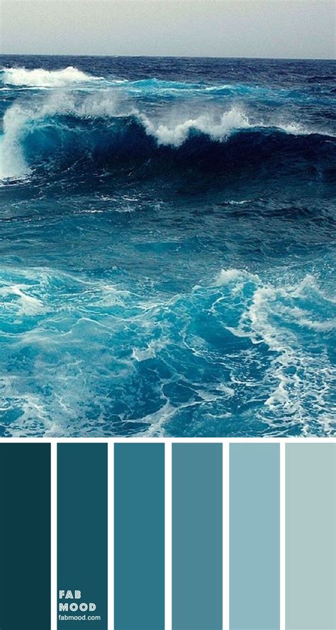 Shades Of Green Sea Color Palette Turquoise Color Palette Blue