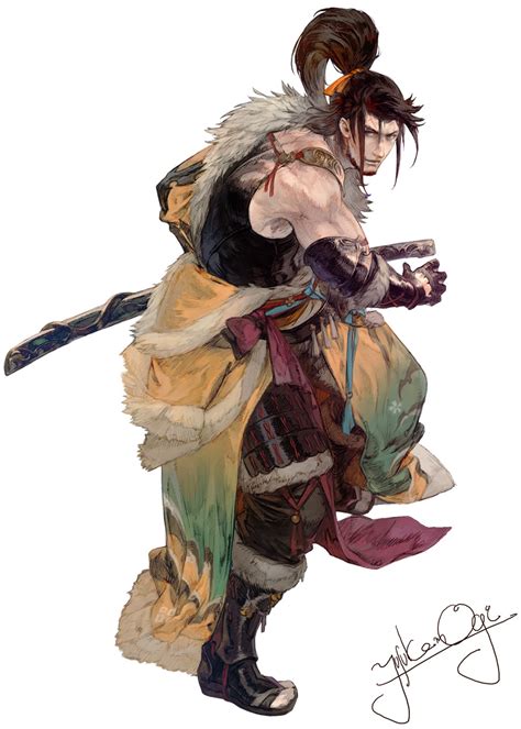 Hien Characters And Art Final Fantasy Xiv Stormblood
