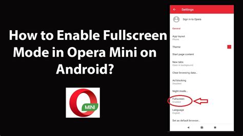 Whichever phone or tablet you have, a smooth user experience awaits for windows 10 mobile software free download. How to Enable Fullscreen Mode in Opera Mini on Android ...