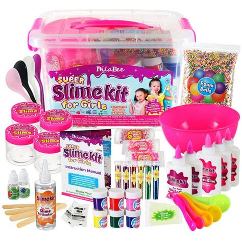 Joyx Diy Slime Making Kit For Girls 48 Piece Super Jumbo Starter