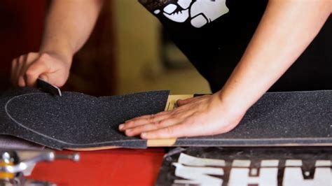 How To Trim And File Grip Tape Custom Skateboard Youtube