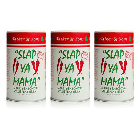 Buy Slap Ya Mama White Pepper Blend Cajun Seasoning 8 Oz Pack Of 12