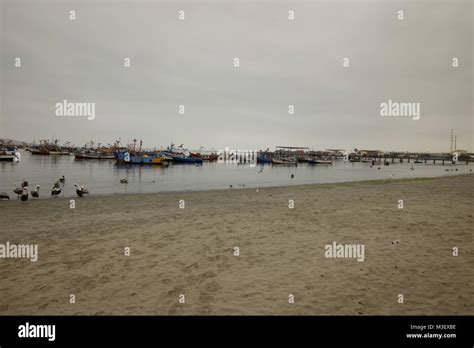 Paracas City Port Peru Stock Photo Alamy