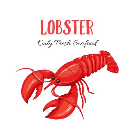 Lobster Vector Illustration In Cartoon Style Royalty Free Illustration