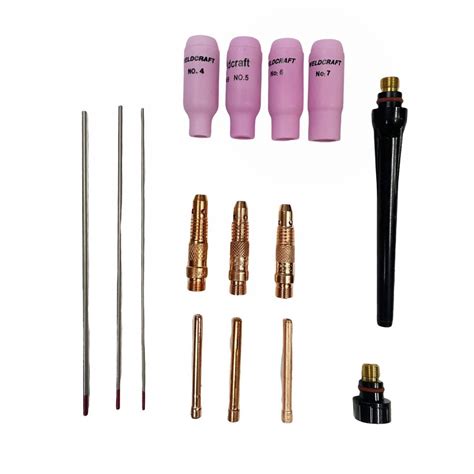Tig Welding Torch Cup Collet Body Nozzle Tungsten Kit 15 At Best Price