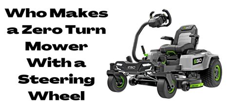 Zero Turn Mower With Steering Wheel Control Hot Sex Picture