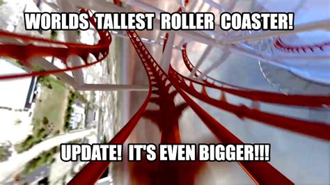 Worlds Tallest Roller Coaster Skyscraper At Skyplex Orlando Even