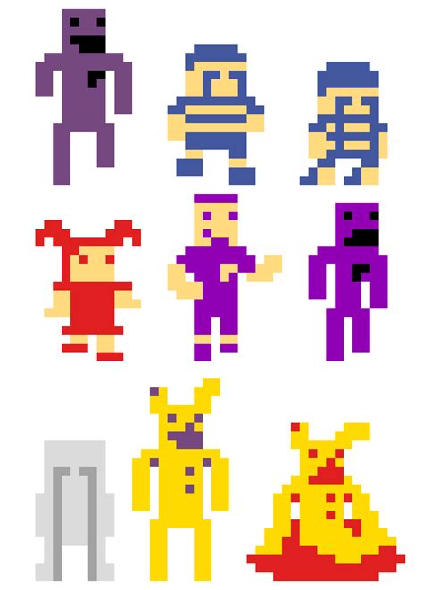 What Do You Guys Think Of My Atari Style Fnaf Pixel Art Of Our Human