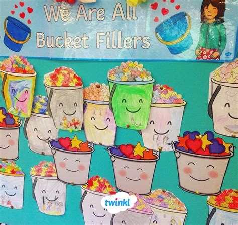 We Love This Have You Filled A Bucket Today Inspired Display Wall