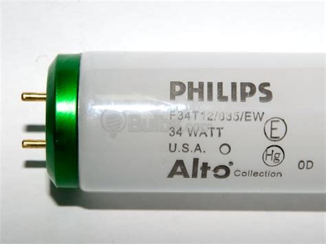 Philips 34 Watt 48 Inch T12 Neutral White Fluorescent Bulb F34t12