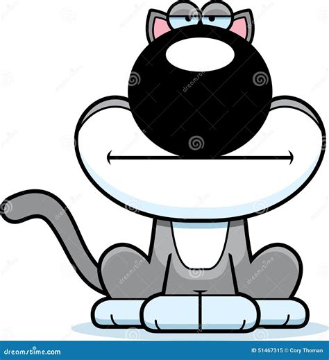 Cartoon Cat Bored Stock Vector Illustration Of Cartoon 51467315