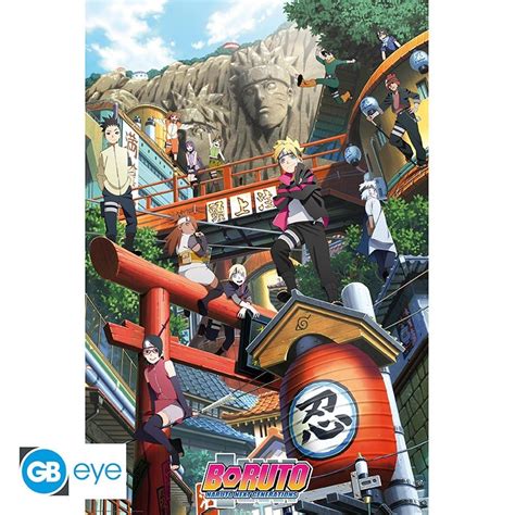 Boruto Poster Konoha Za Warudo