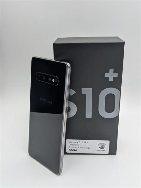 Samsung Galaxy S10 Plus Black 64 Gb Crackerz