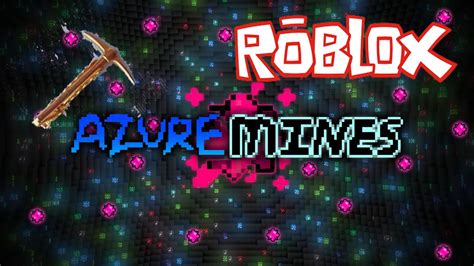 Roblox Azure Mines Gold Pickaxe Youtube