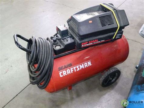 Craftsman 919152932 33 Gallon Horizontal Air Compressor 6hp 240v
