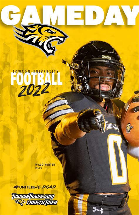 Gameday Magazine Towson University 2022 Football By Van Wagner Sports And Entertainment Issuu