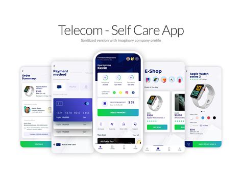 Telecom Self Care Mobile App On Behance