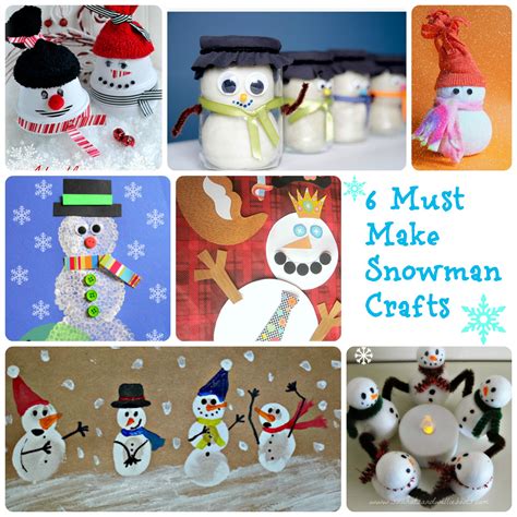 6 Must Make Snowmen Crafts Tales Of A Ranting Ginger