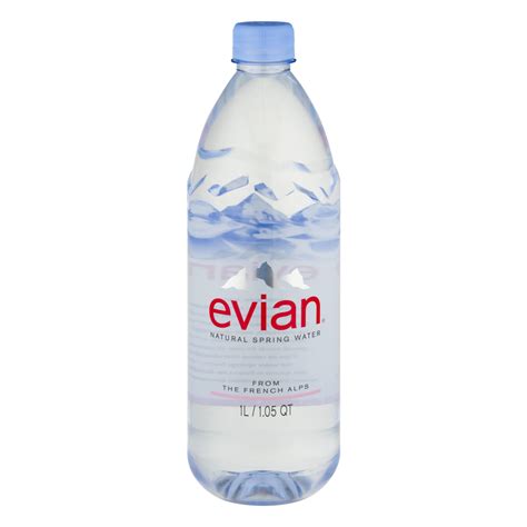 Evian Spring Water 1ltr 335oz Bottle Garden Grocer