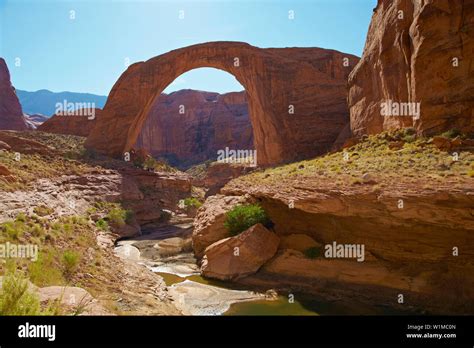 Rainbow Bridge National Monument Lake Powell Utah Usa