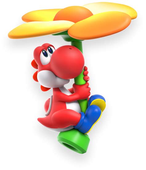 Filesmbw Red Yoshi Artworkpng Super Mario Wiki The Mario Encyclopedia