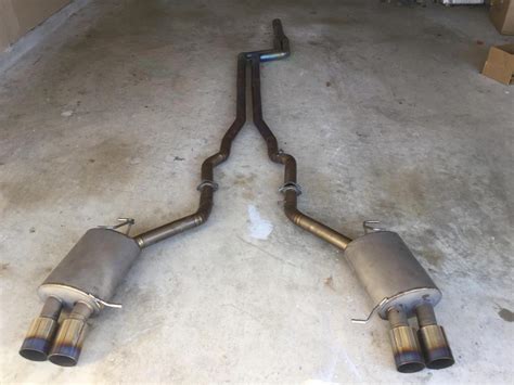 535i Litespeed Titanium Catback Exhaust 2011 F10 Quad Tips 800