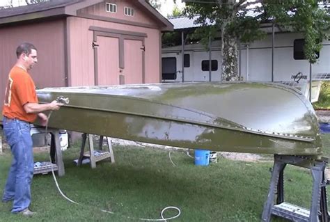 What Paint Is Best For A Jon Boat Aluminum Wood And Fiberglass Flat