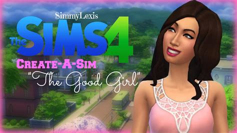 The Sim 4 Create A Sim Beverly The Good Girl Collab Youtube