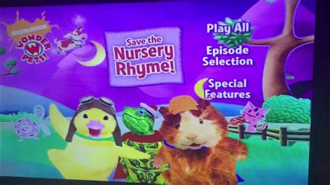 Wonder Pet Save The Nursery Rhyme Dvd Menu Youtube
