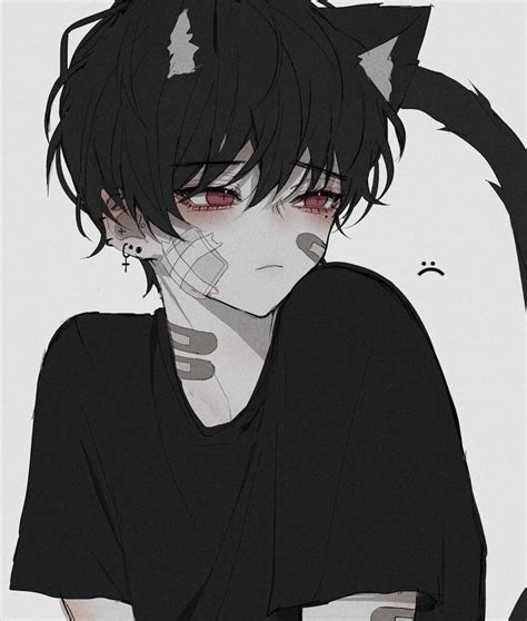 Anime Goth Cat Boy Cat Boy Is A Special Cat Based On The Mascot Of