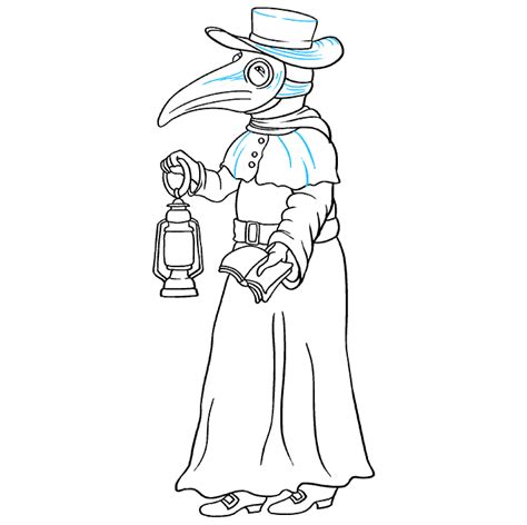 How To Draw A Plague Doctor Really Easy Drawing Tutorial