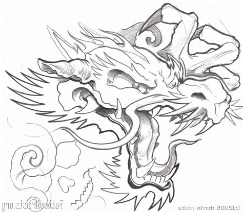 Perhaps you will enjoy realization of a tattoo on your body more than just pictures and will make your dream come true in the near future! Japanese Dragon Tattoo Drawing at GetDrawings | Free download