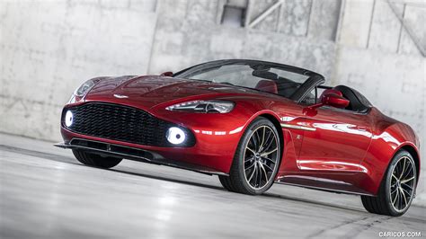 2018 Aston Martin Vanquish Zagato Speedster Front Three Quarter Caricos