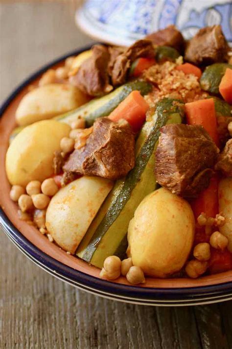 Tunisian Couscous Traditional Tunisian Recipe 196 Flavors