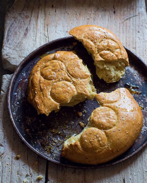 Semolina Bread With Aniseed And Sesame Recipe From New Feast By Greg Malouf Cooked Recipe