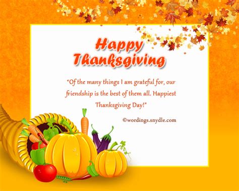 Thanksgiving Messages For Cards