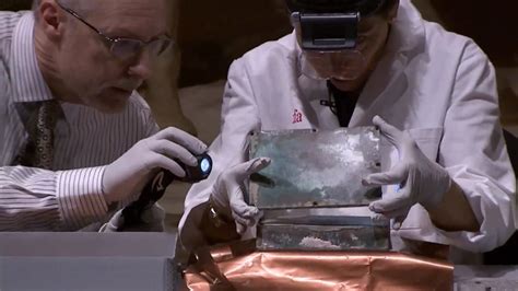 Massachusetts Officials Open 220 Year Old Time Capsule Nbc News