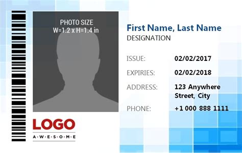 Free microsoft word, excel and publisher templates. ID Badge Template Excel | Free Word Templates