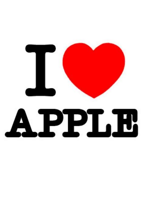 I Love Apple Iphone Wallpaper Hd