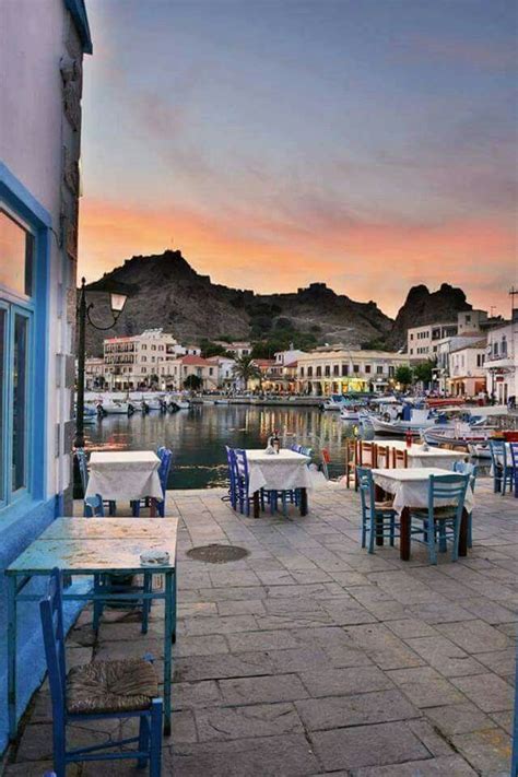 Myrina Limnos Island North Aegean Sea Greece Samos Places Around