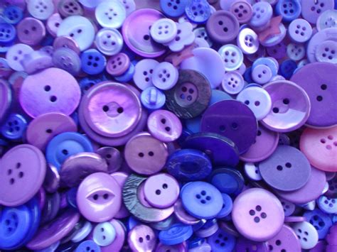 Purple Sewing Button Mix 5 To 30mm Etsy Sewing A Button Crafts Purple