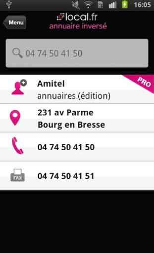 Annuaire Inverse Application Android Allbestapps