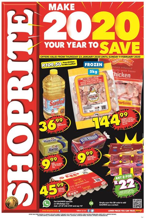 You've come to the right place, because at our website, we can provide you not only free but also useful shoprite discount codes and voucher codes to help you save much more. Shoprite Current catalogue 2020/01/23 - 2020/02/09 - za-catalogue-24.com