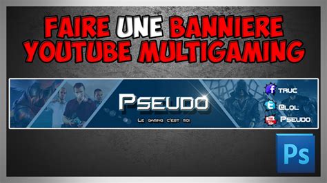 Check out this fantastic collection of youtube banner wallpapers, with 42 youtube banner background images for your desktop, phone or tablet. TUTO Faire une bannière Youtube Multigaming | Spécial 50 ...