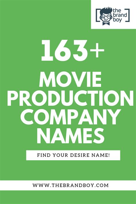 Movies play an important role in shaping the society as well as providing a substantial percentage to the gdp of a country. 463+ Best Movie Production Company Names | Movie ...