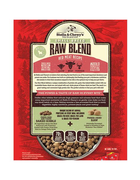 I have added canned food, oatmeal, etc. Stella & Chewys STELLA & CHEWY'S Raw Blend Red Meat Small ...