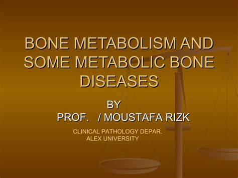 Metabolic Bone Disease Ppt