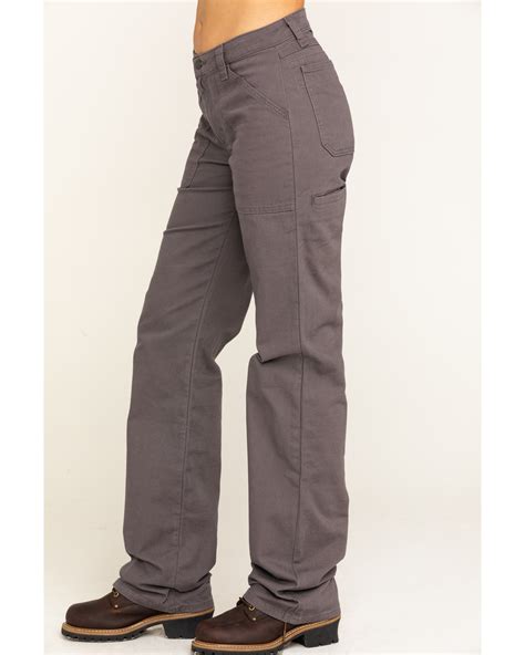 Wrangler Riggs Womens Charcoal Advanced Comfort Work Pants Country